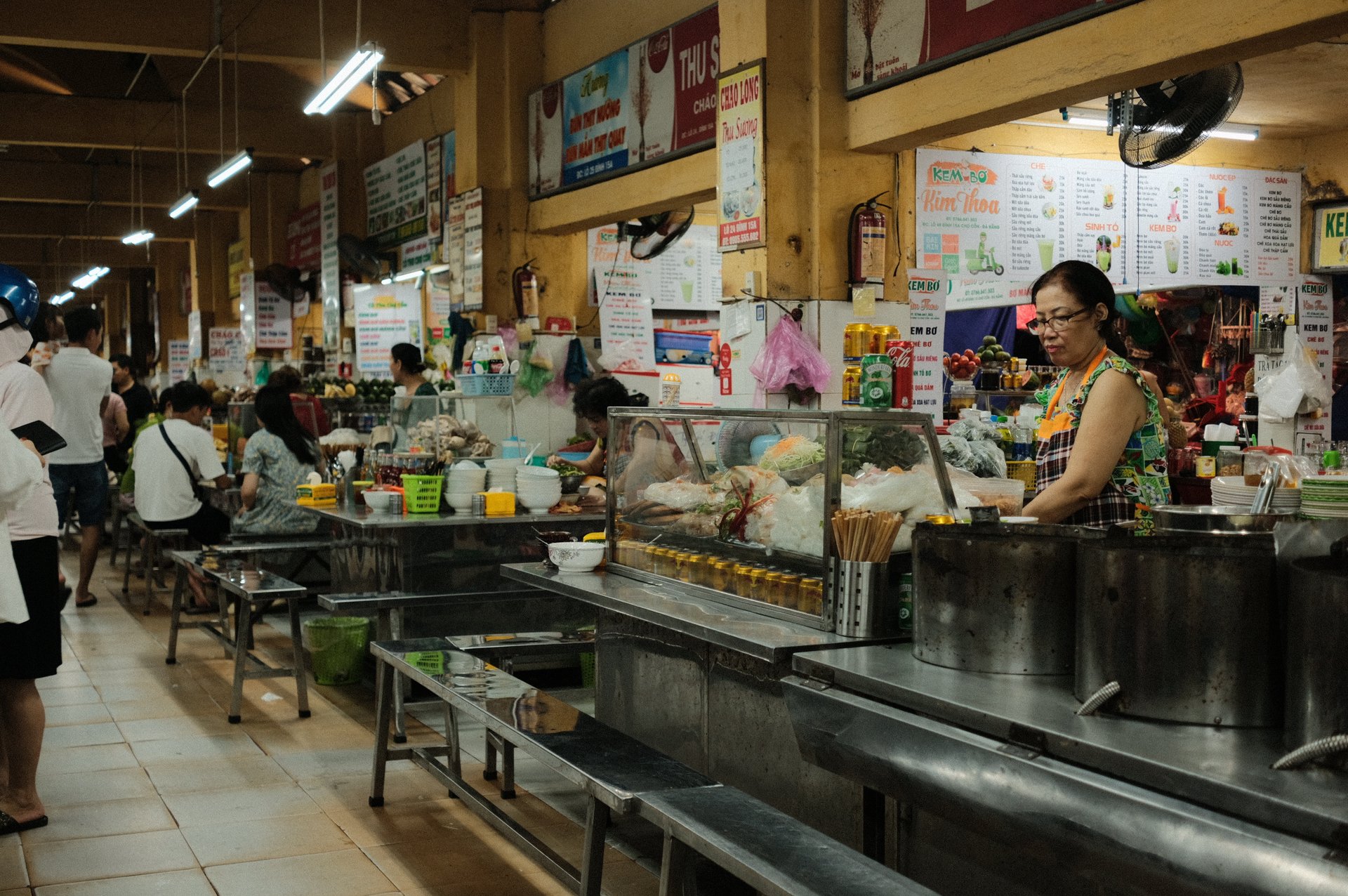 This was inside Con Market, tasty but also hygenic foodstalls.