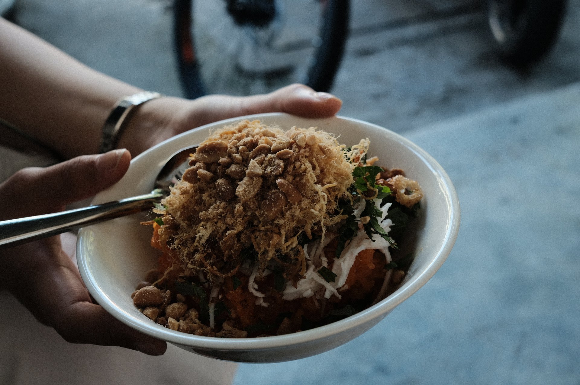 A sticky rice breakfast