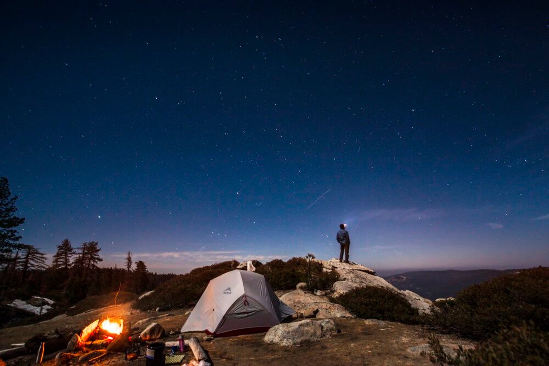 1 night backpacking trip to Yosemite National Park