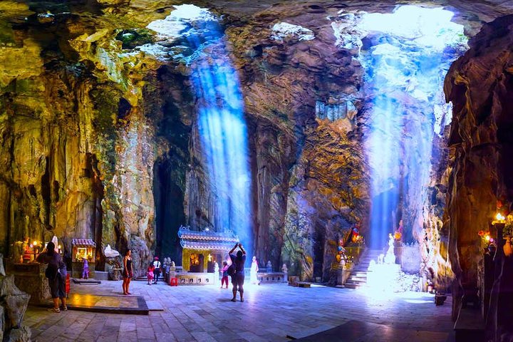 Morning Small group to Marble Mountains - Am Phu Cave - Monkey Mountain 