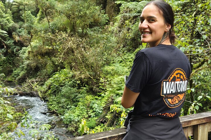 Waitomo E-bike ride including enchanting bush walk