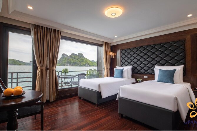 Halong Pandora 5 Star Cruise 2D1N-All Inclusive, cave, transfer